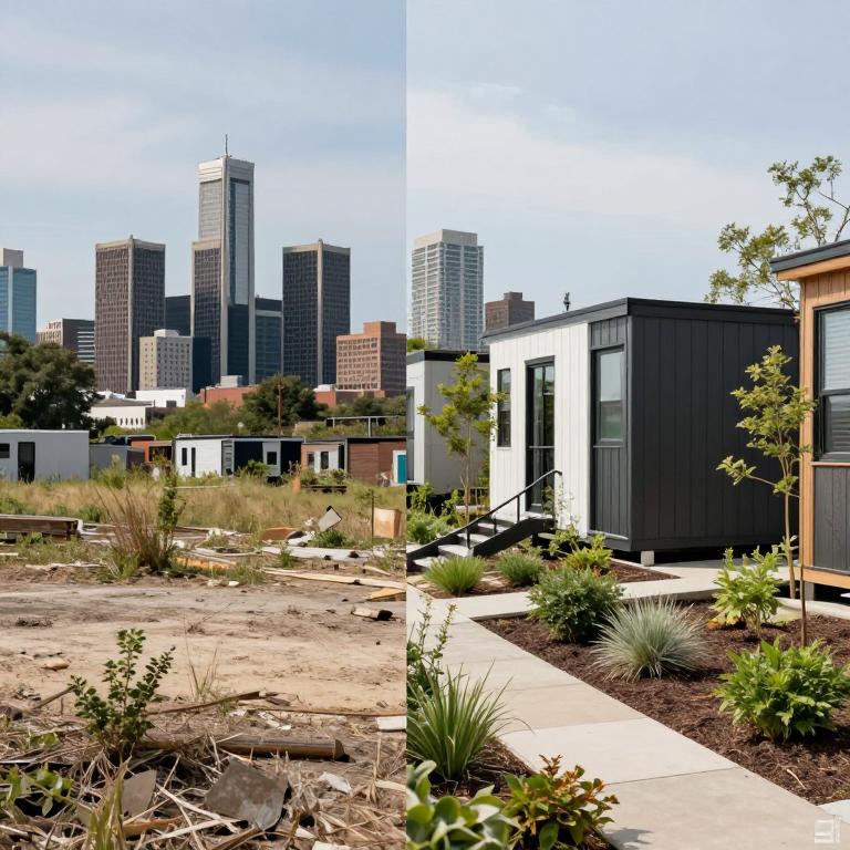 Detroit transformation - vacant lot to tiny home